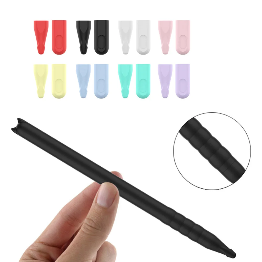 

3 Pcs Silicone Case Protective Pouch Cap Holder Nib Cover Protective Case Skin for Stylus Pen White (1pc Stylus Pen Cover a