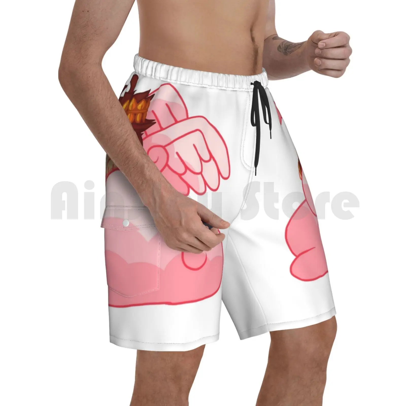 

Сонные пляжные шорты для детской купальной одежды, милый розовый Питер, детский Икарус, ангел, красивые облака, мультяшное видео