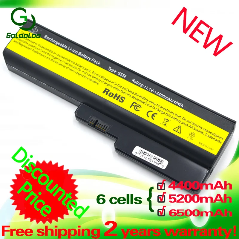 Golooloo ноутбук Батарея для lenovo G455I G455L G530 G530A G550 G530G G530L G530M G555A G555G G555L G555M G550G G550L G550M G555 |