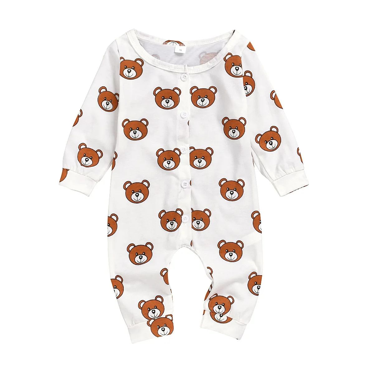 Детский комбинезон с длинным рукавом принтом |