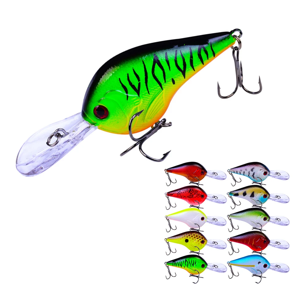 

Воблер рыболовный, 9,5 см, 10 г, 1 шт., Кривошип искусственный