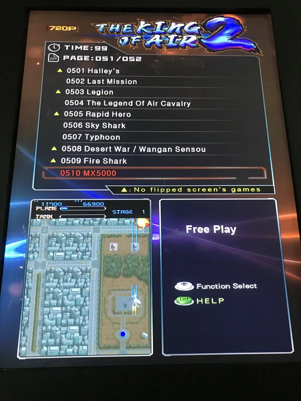 Воздушная атака VER:2 516 в 1 выход VGA для ЖК-дисплей настольная игра комплект деталей