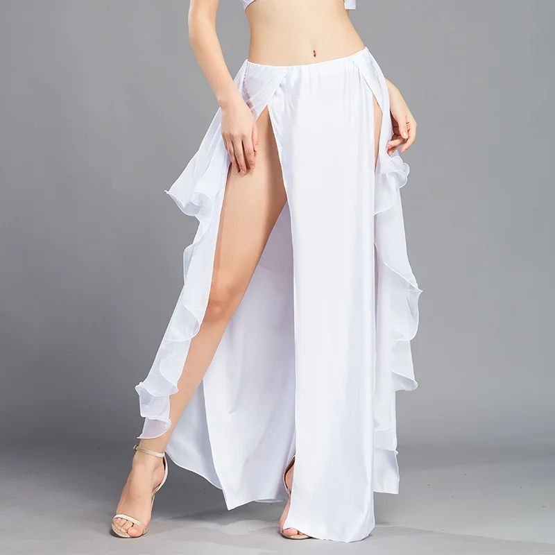 Женский костюм для танца живота платье с юбкой и разрезом карнавальный 6