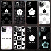 luxury brand mary quant phone case for iphone 8 7 6 6s plus x 5s se 2020 xr 11 12 pro mini pro xs max