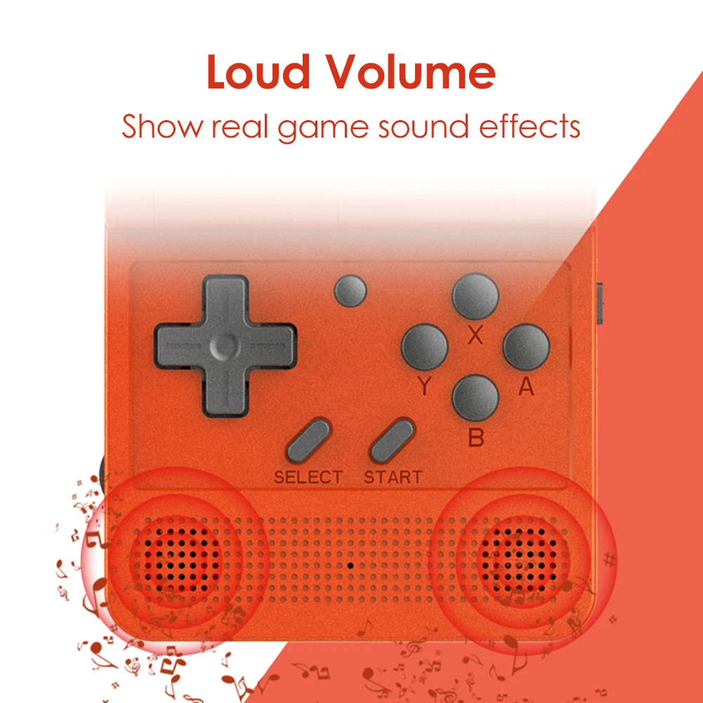 

V90 Pocket Mini Video Game Handheld Player 3000 Games Console Retro Flip 3.0 inch IPS Screen PS Gaming Children Gifts