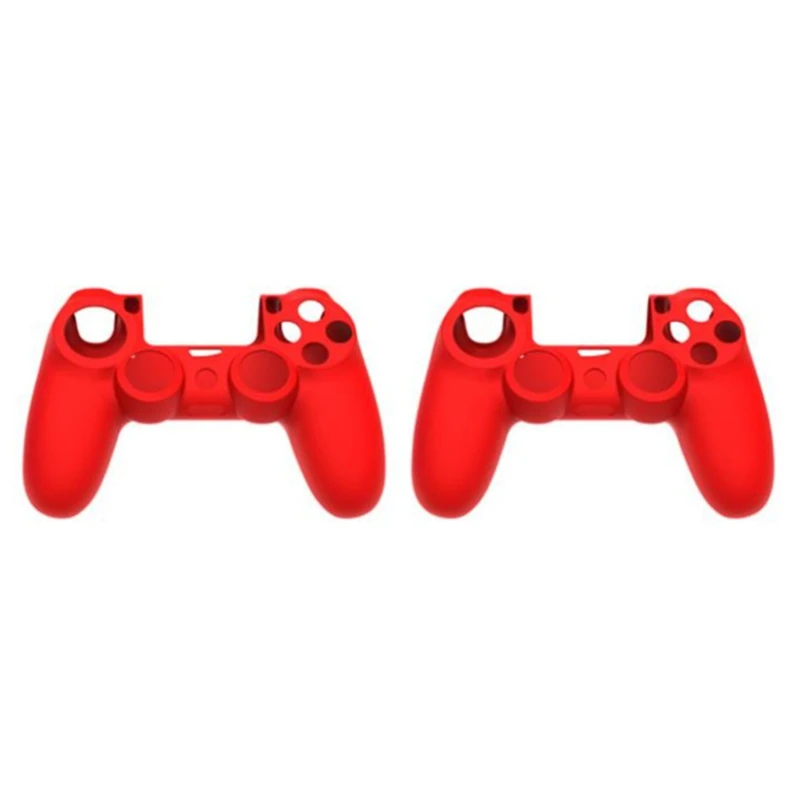 

HOT-Silicone Protective Cover Device for Ps4 Gamepad Protective Cover Ps4 Gamepad Controller Protective Cover