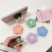 cute cat claw colorful flower folding finger grip ring for mobile phone ring buckle telescopic folding stand mount holder