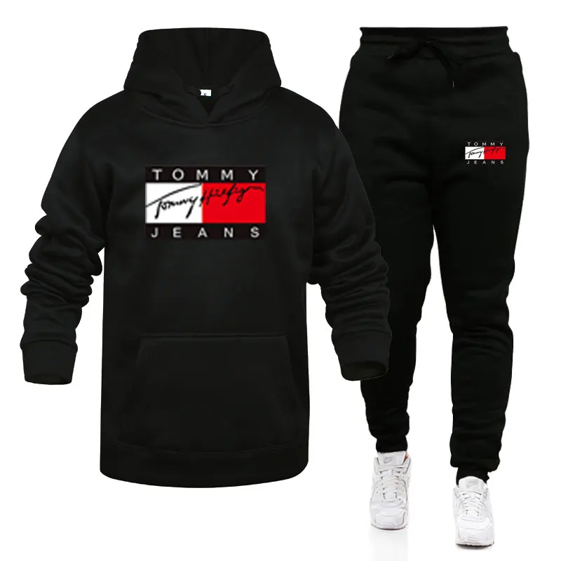 

Tracksuit men fashion Hoodie suit brand print autumn casual Hoodie+pants men suit sports two piece Men Clothes Sportswear Set