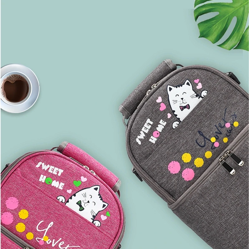 

Multifunction Large Capacity Handbag Mother-baby Backpack Double Layer Milk Storage Bag Breast Pump Maternity Fresh Keeping Baby