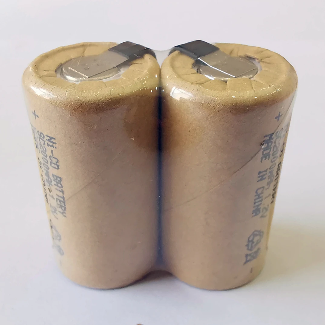 Nicd Новый 2 шт. Ni-CD SC2000mAh с вкладками батарея высокой мощности 10C 1.2В аккумуляторная