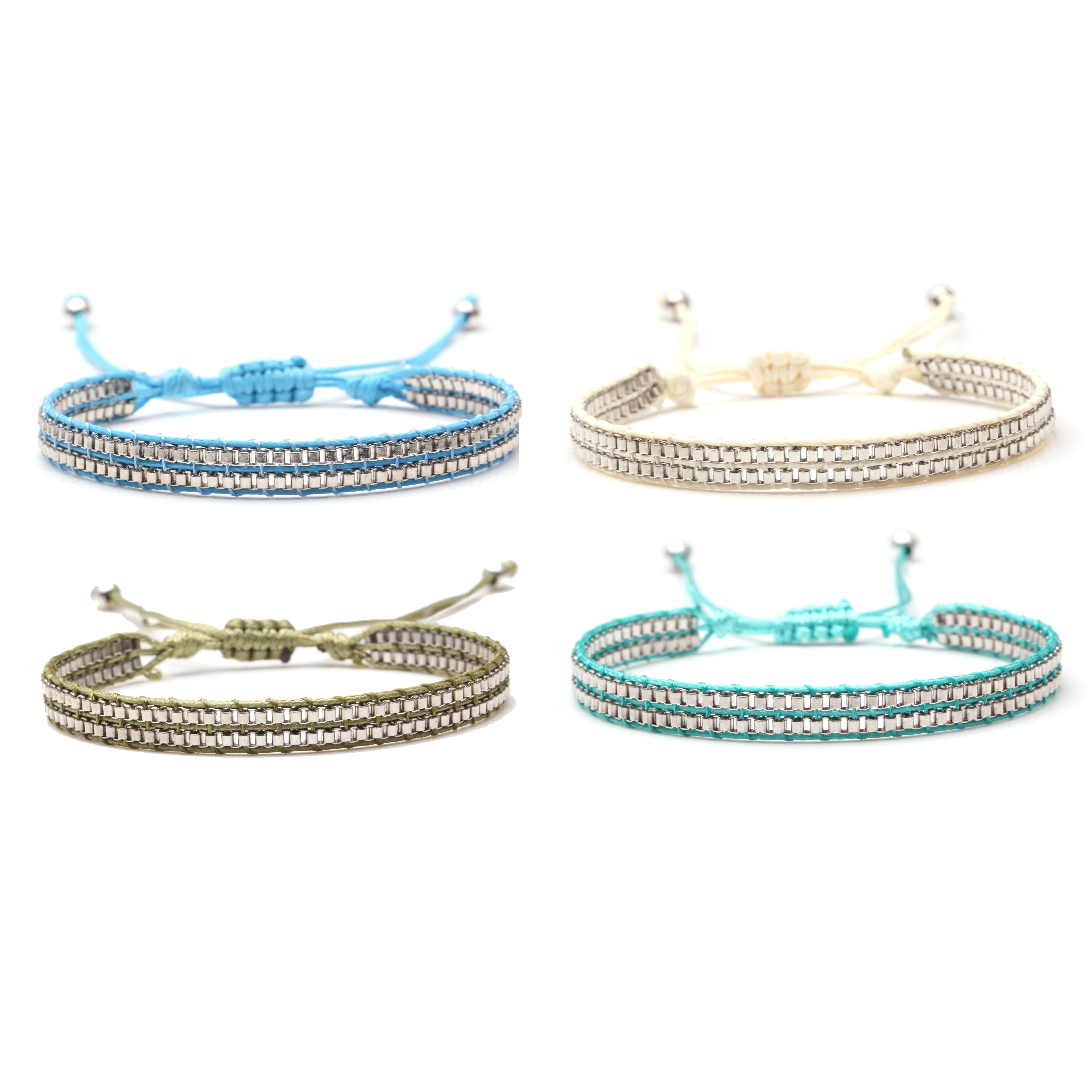 Браслет женский/мужской двухслойный из бисера Миюки ювелирное украшение в стиле