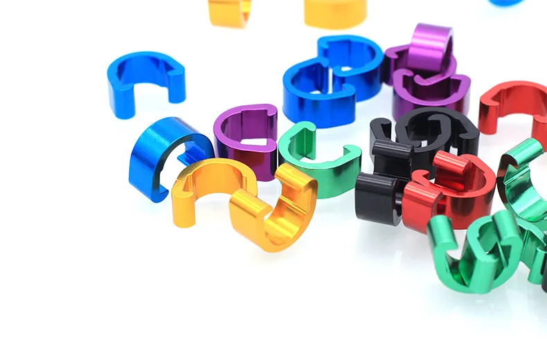 4 шт. Велосипедный тормозной кабель направляющий C-образные зажимы велосипедный