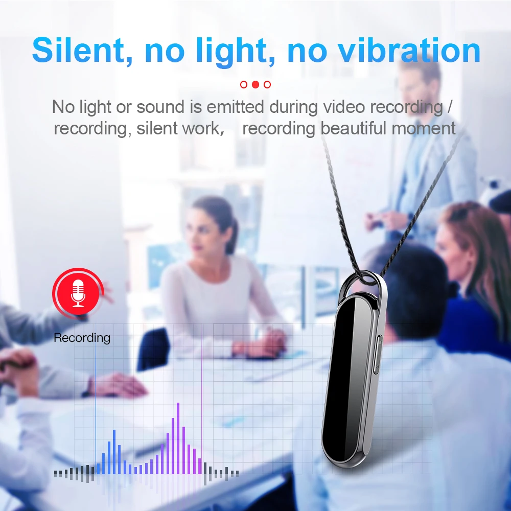 Диктофон VJOYCAR D8 цифровой с функцией записи голоса активацией USB-флеш-накопителем