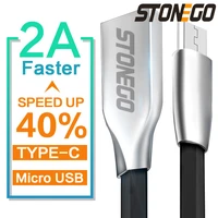 stonego micro usb cable type c cable data sync transmission android usb charging cable for samsung xiaomi huawei microusb cord
