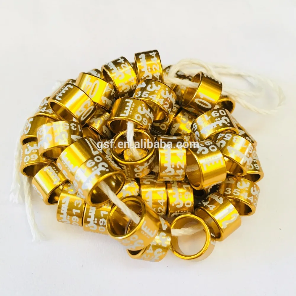 100 шт. последние высококачественные алюминиевые кольца на лапку голубя 2-16 мм | Дом