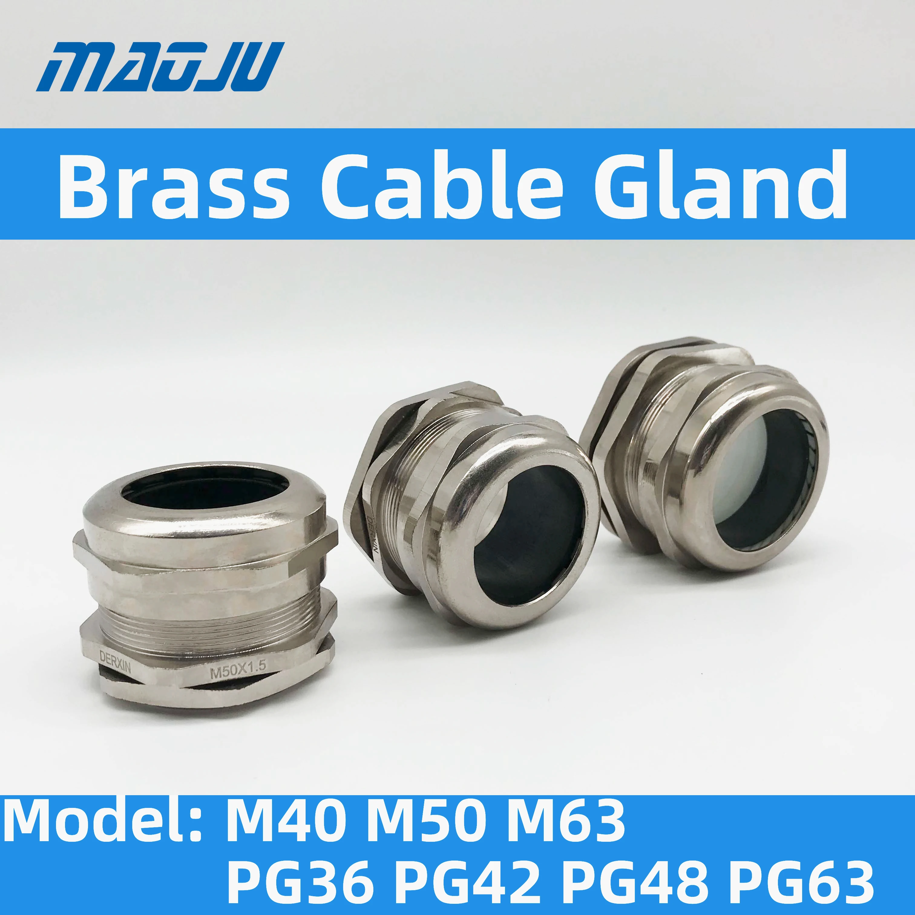 

1pcs Free Shipping PG36 PG42 PG48 PG63 M40 M50 M63 Brass Metal Strain Relief Cord Grip Stainless Steel Cable Gland