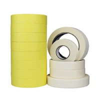 50m masking tape decoration spray paint mask writable easy tear white yellow textured paper tape custom made