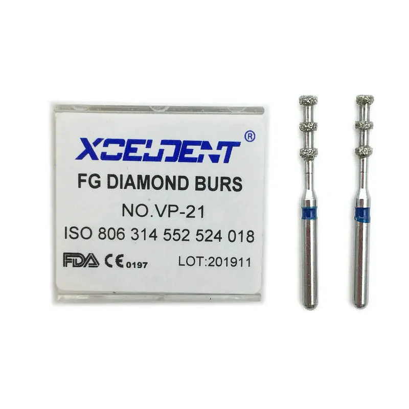 10 шт./кор. зубные FG Алмазные Боры для чистки зубов Полировка Бур высокое Скорость