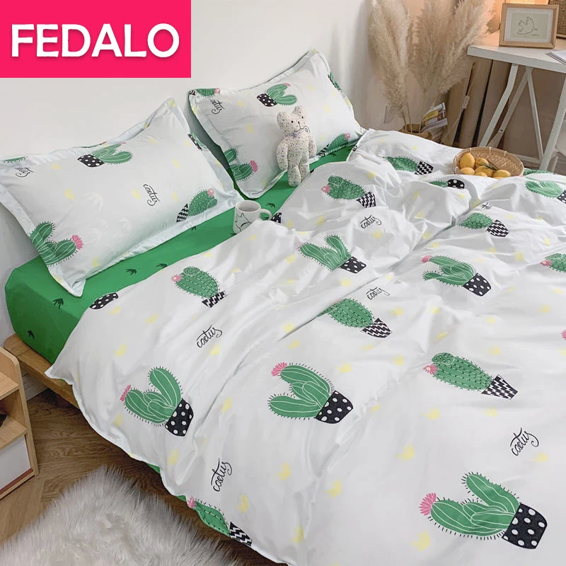 Японское цветочное постельное белье двойная кровать в пасторальном стиле из