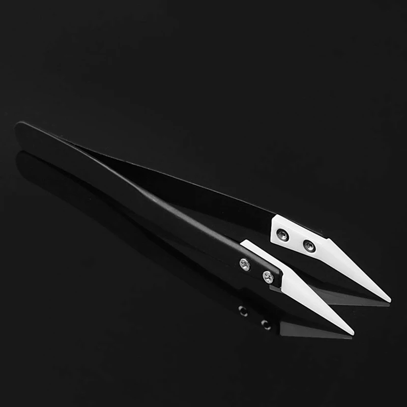 Новый Антистатический керамический Tweezers электронная сигарета промышленный