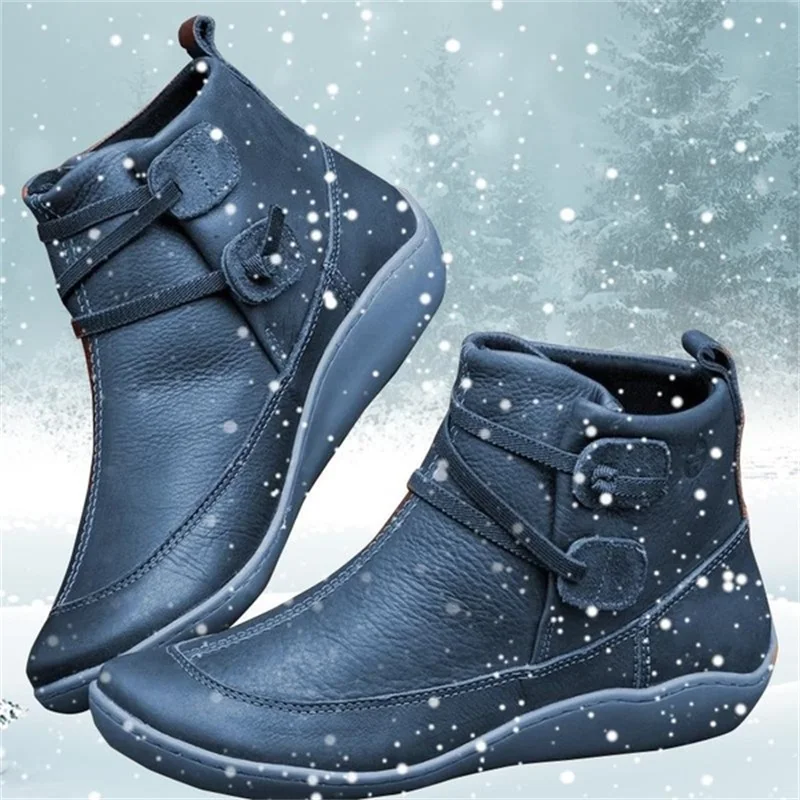 

New 2019 Booties Woman Lace Ankle Boots Suede Stitching Boots Short Arch Support Comfortable Soft Bottom Female Boot Big Size