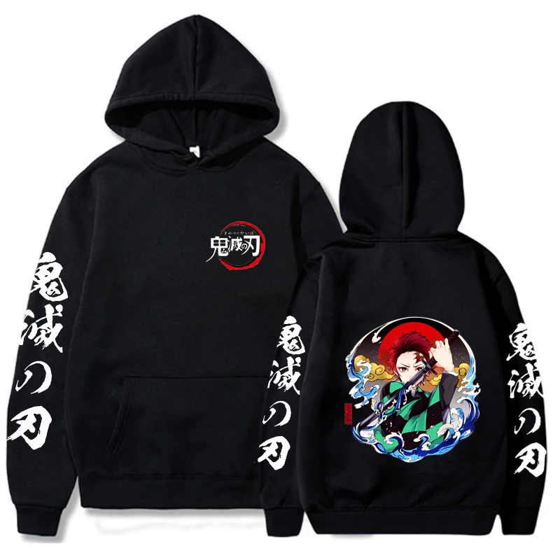 

Demon Slayer 2021 Hot Anime Long Sleeve Loose Hoodie Fashion Uniex Cloth