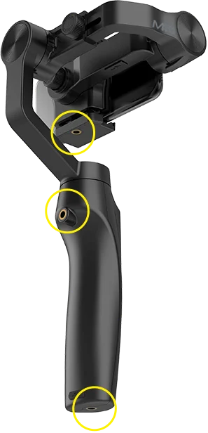 Moza Mini-MI 3-Axis смартфон Беспроводной зарядки шарнирный стабилизатор для камеры GoPro, несколько предметов обнаружения, начальном этапе режим, таймлапс