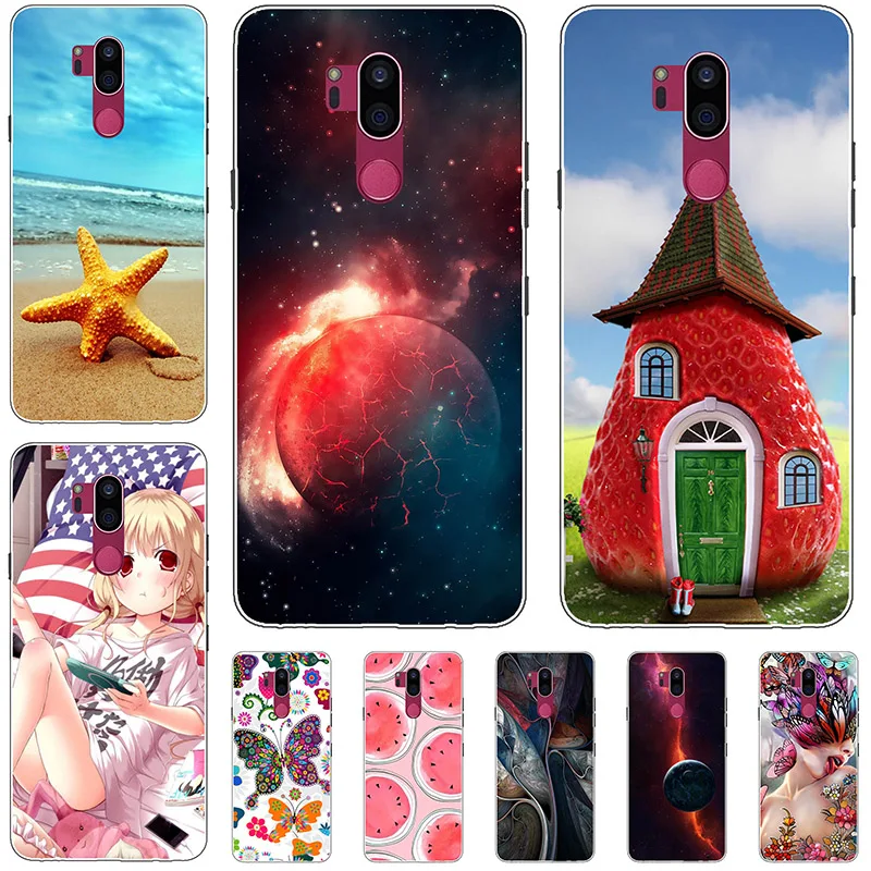 Чехол для телефона чехол LG G7 ThinQ G710 G 7 Plus + 6 1 &quotсиликоновый мягкий бант из ленты TPU