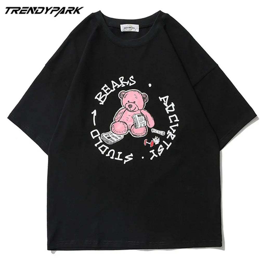 

Men's T-shirt 2021 New Summer Short Sleeve Printed Tee Hip Hop Oversized Cotton Casual Harajuku Streetwear Top Tshirts Clothing