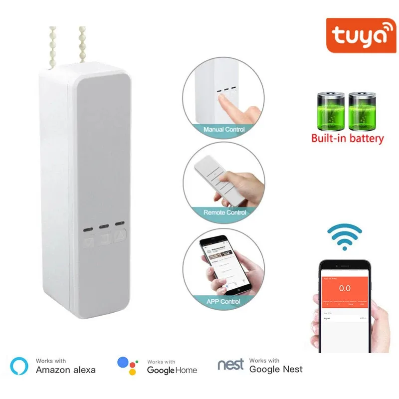 

Новинка 2021, Wi-Fi роллер Tuya, драйвер тени, самодельный роллер, двигатель для затвора Smart Life, Alexa, Google Assistant, голосовое управление, разъем в версии