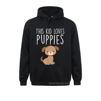 this kid loves puppies cute puppy dog toddler girl boy gift fall hoodies design sportswears funny men sweatshirts