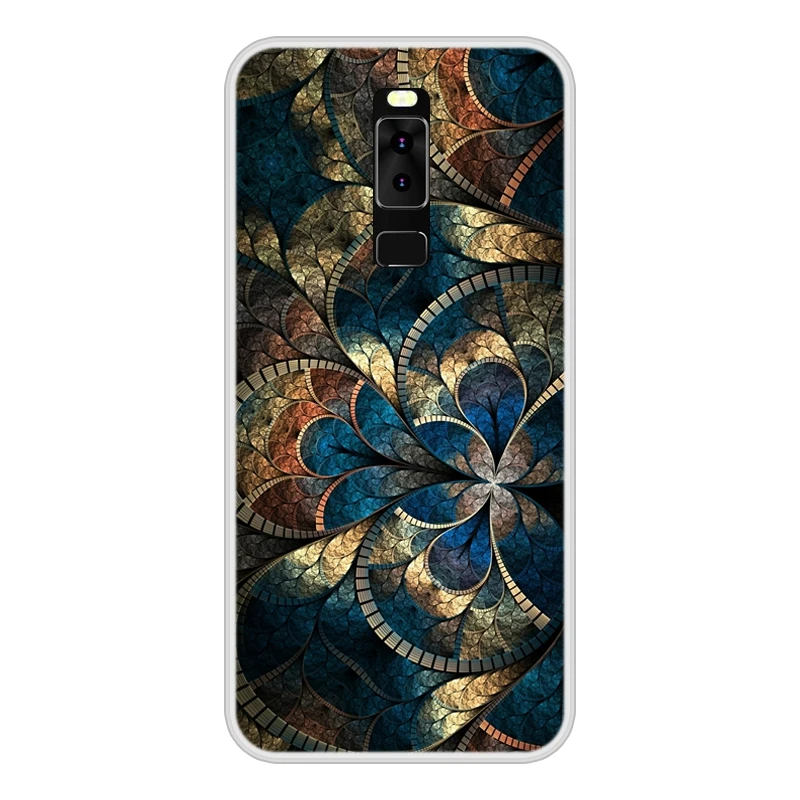 Чехол для Leagoo S8 Мягкий Силиконовый ТПУ шикарный с узорчатым принтом чехол
