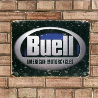 classic buell american motorcycles vintage tin sign bar pub home wall decor metal art poster retro tavern c