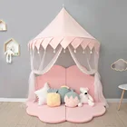 Москитная сетка, навес для детской кровати, шторы, палатка принцессы для детей, Игровая палатка для девочек, домик, розовые вигетры для детей, младенцев, малышей