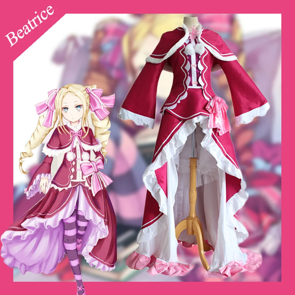 VEVEFHUANG Re: жизнь в другом мире от нуля Аниме Косплей Хэллоуин косплей Беатрис