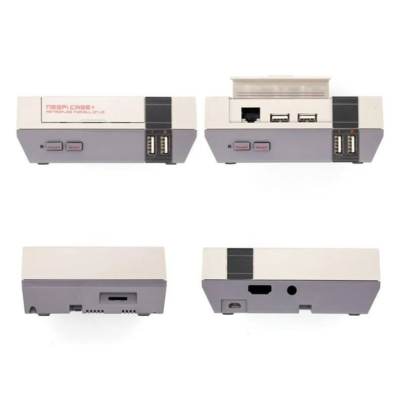 Чехол NESPi + (Plus) Raspberry Pi 3 Model B (B Plus) коробка вентилятор геймпад для Retropie игры NES FS