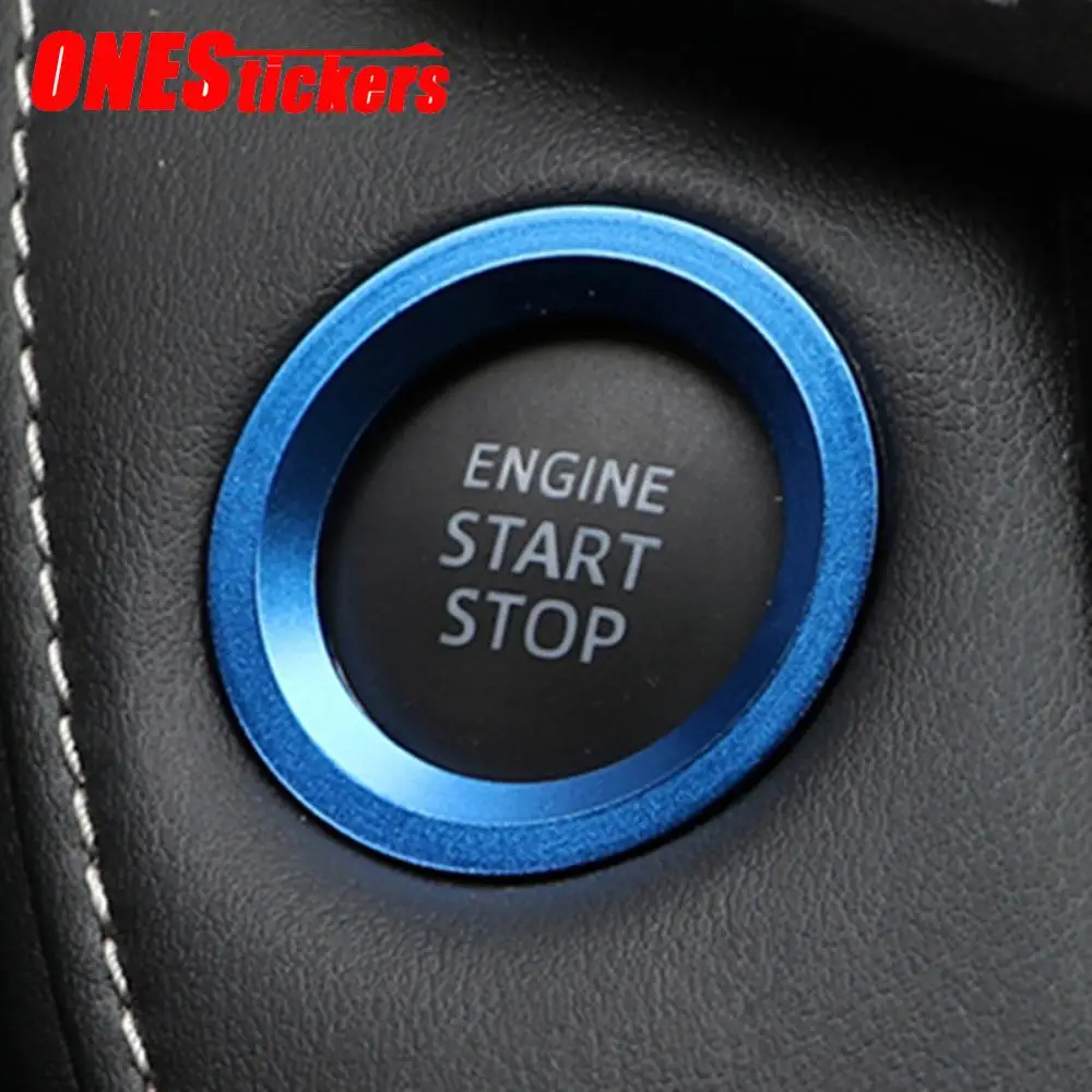 Автомобильный Стайлинг алюминиевое кольцо переключатель зажигания для Toyota 86 Camry