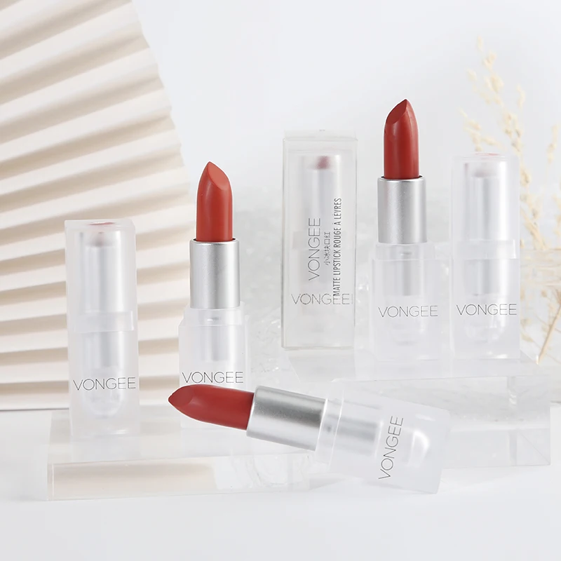 Ice Cube Matte водостойкая помада Red коричневый для губ Sticks легко носить долговечный