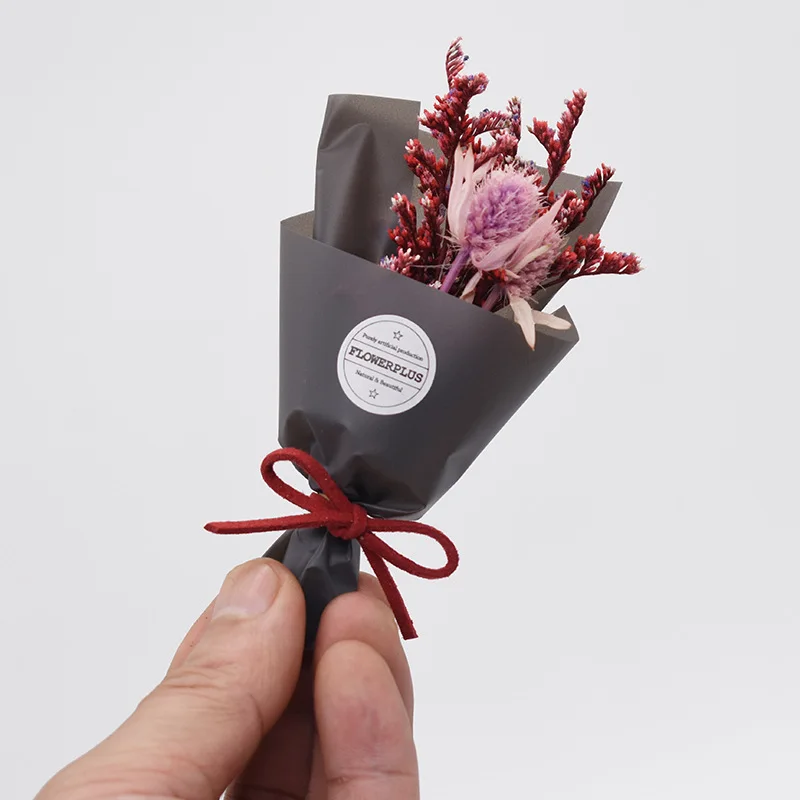 Натуральные сушеные цветы мини упаковка креативный букет для свадьбы украшения