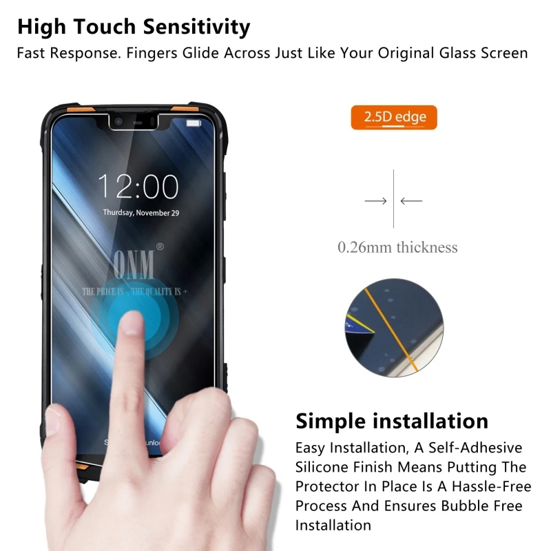 2 шт закаленное стекло Для DOOGEE S90C S55 S70 защита экрана S40 BL5500 Lite защитная пленка |