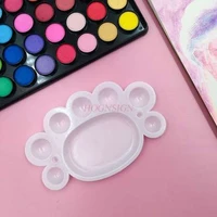 childrens drawing painting palette plate small feet art acrylic watercolor painting gouache chinese painting paint box