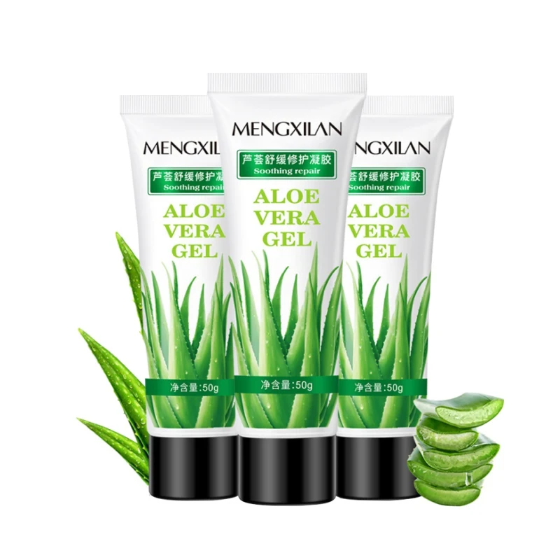 Гель с алоэ 50 г увлажняет восстанавливает и питает кожу|Автозагары бронзаторы