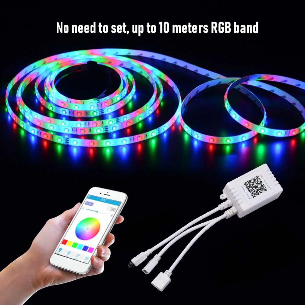 

2021 Универсальный светодиодный RGB-контроллер, 1 -2 ИК-пульта дистанционного управления освещением, контроллер для RGB-ленты, подсветки, ночной С...