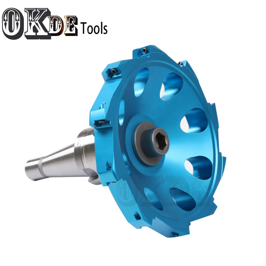 

Light weight BAP400R Aluminium face mill 250-40-12T 250mm large surface milling cutter BAP 90 degree