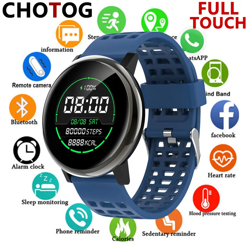 Умные часы для мужчин и женщин с сенсорным экраном G30 умные кислородом