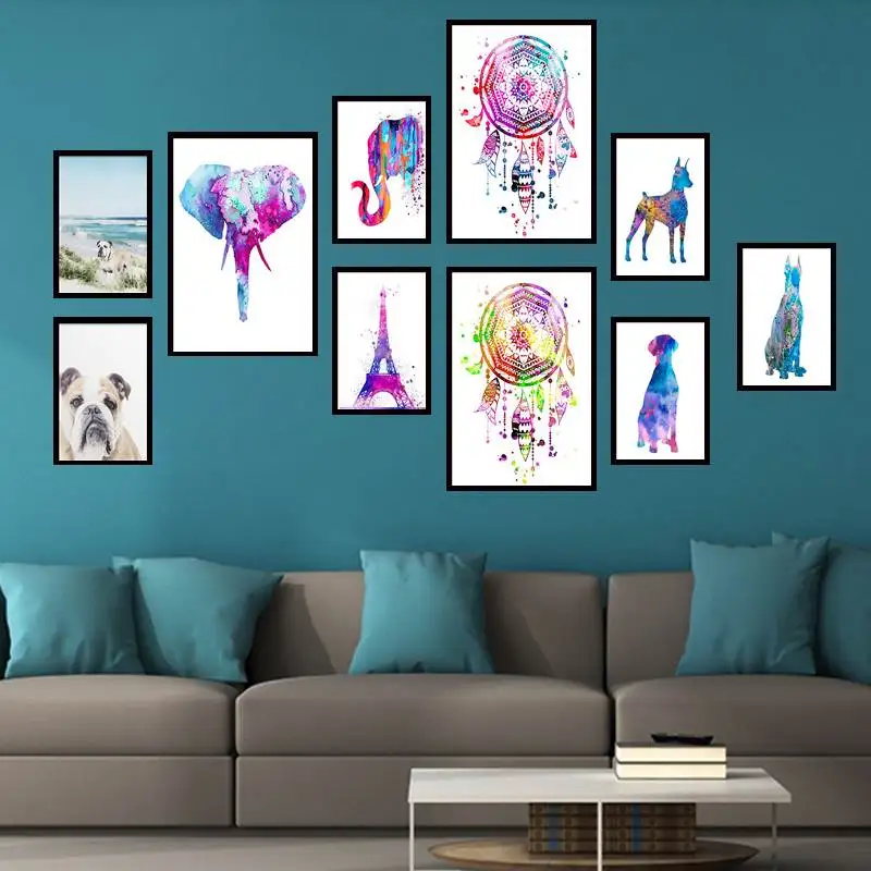 

Doberman Dog work Doberman Doberman Illustration Dog Lover Painting Animal Poster Wall Art Picture Home Decor