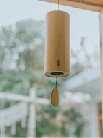 space way meditation chord wind chimes bamboo hand crank retro zephyr bell japanese decorative balcony pendant