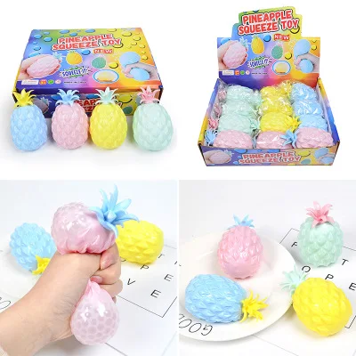 

Pineapple Ball Squeeze Ball Soft Knead To Release Pressure Ball Bubble Ball Stress Reliever Toys Plastic Balls for Ball Pit
