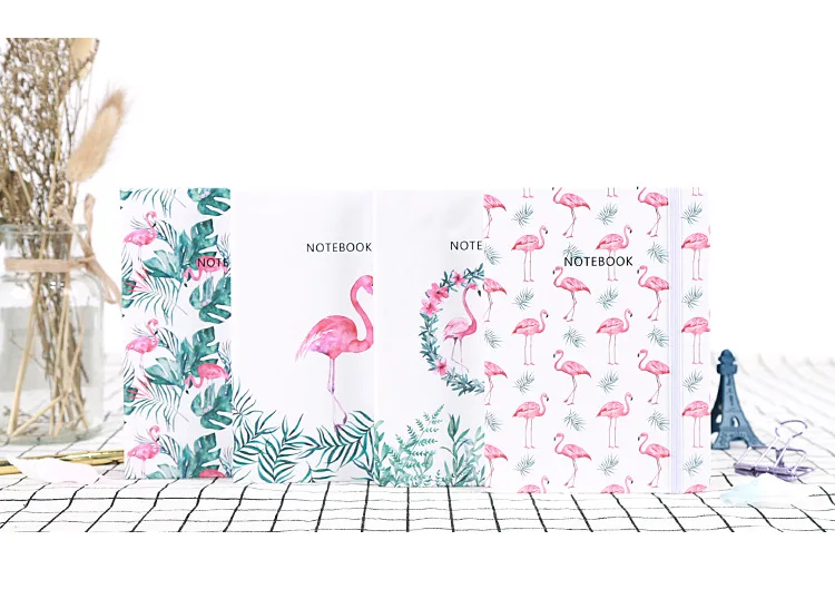Блокнот с фламинго пули журнал креативный канцелярский дневник планировщик