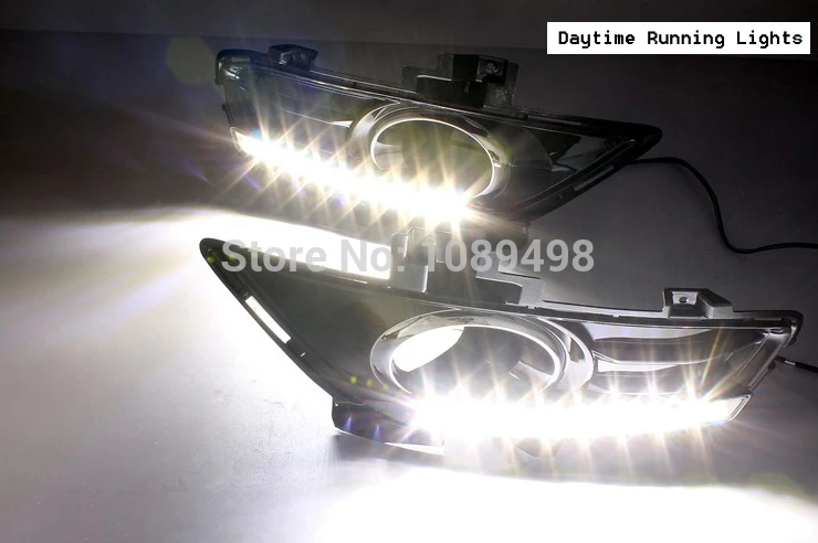 1 компл светодиодный светодиодные противотуманные фары для вождения DRL дневные